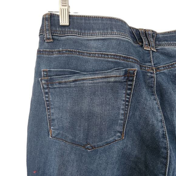 Democracy ab technology blue jeans Tapered legs size 14 - Picture 4 of 6